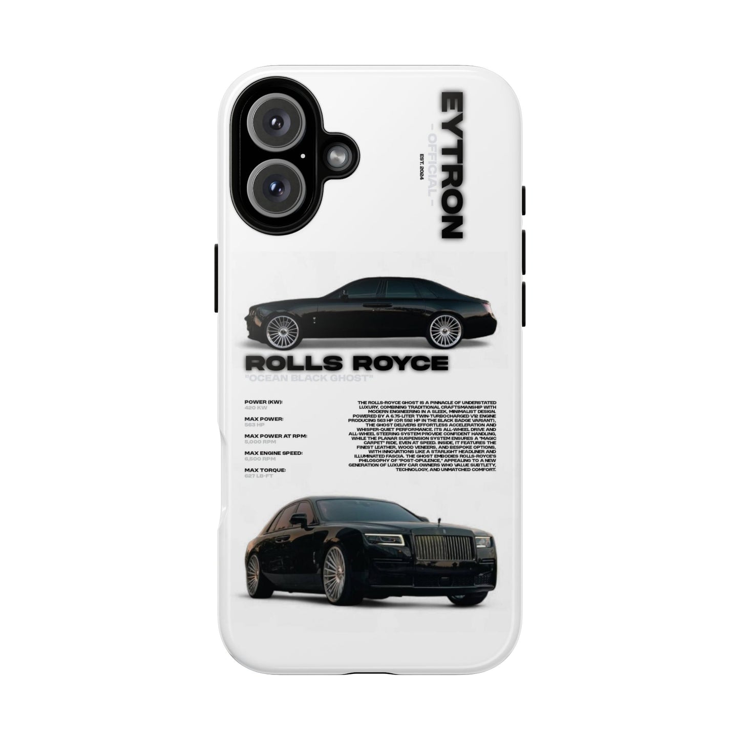 "Ocean Black Ghost" Sturdy Case