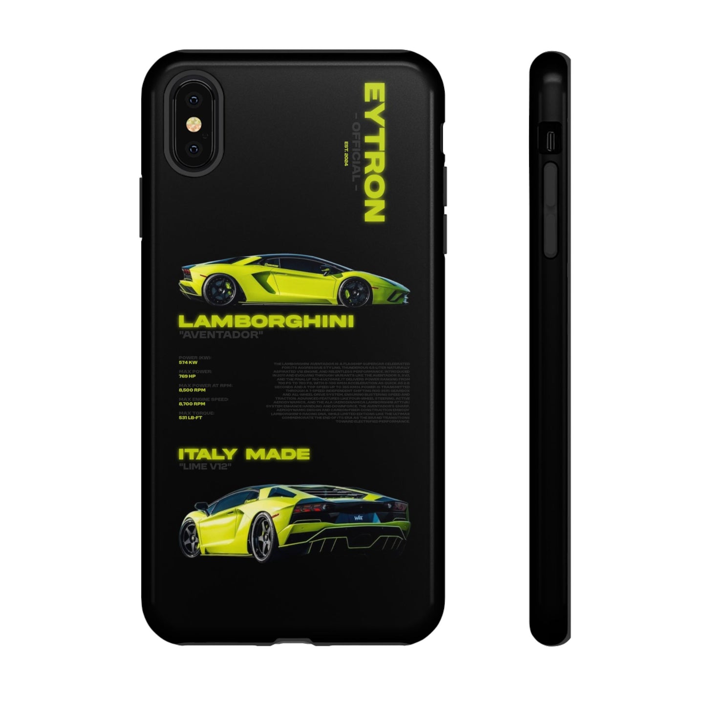 "Lime Bull" Sturdy Case