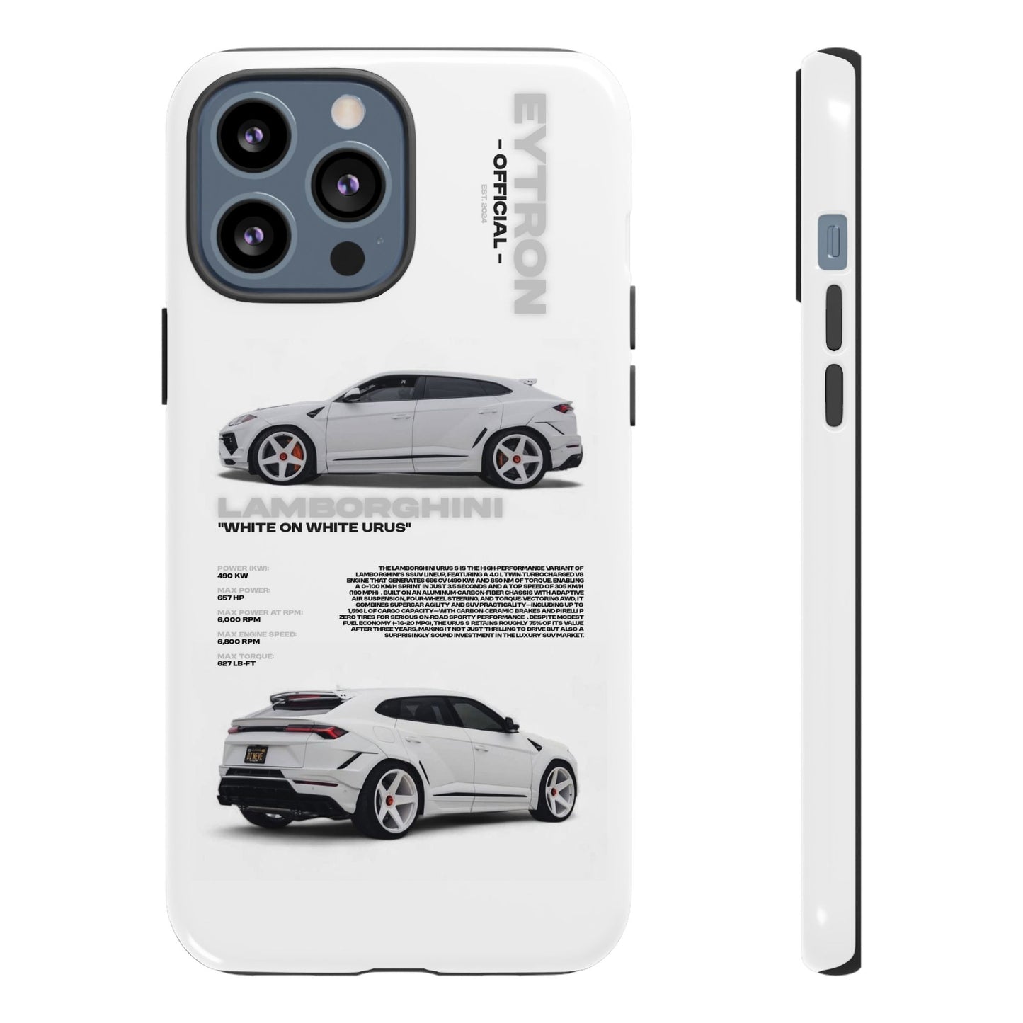 "White On White Urus" Sturdy Case