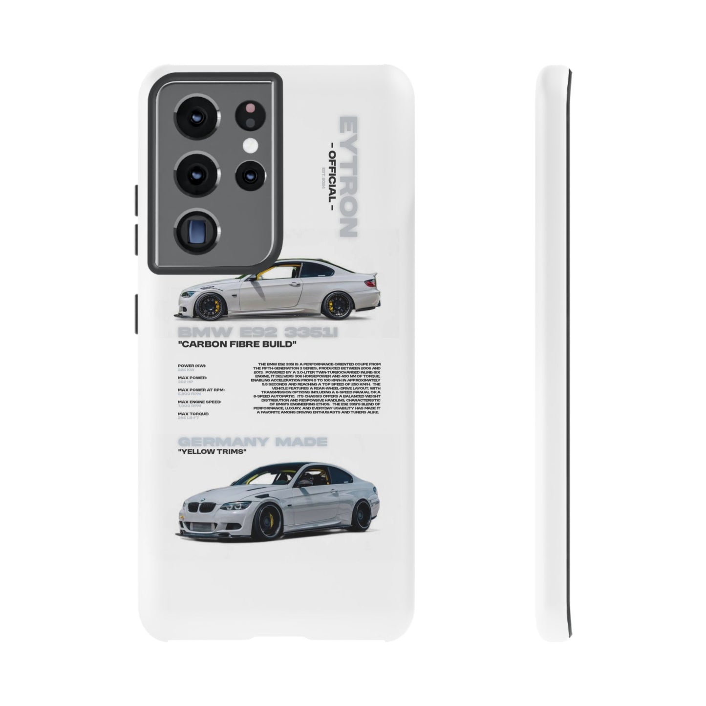 "Carbon E92" Sturdy Case