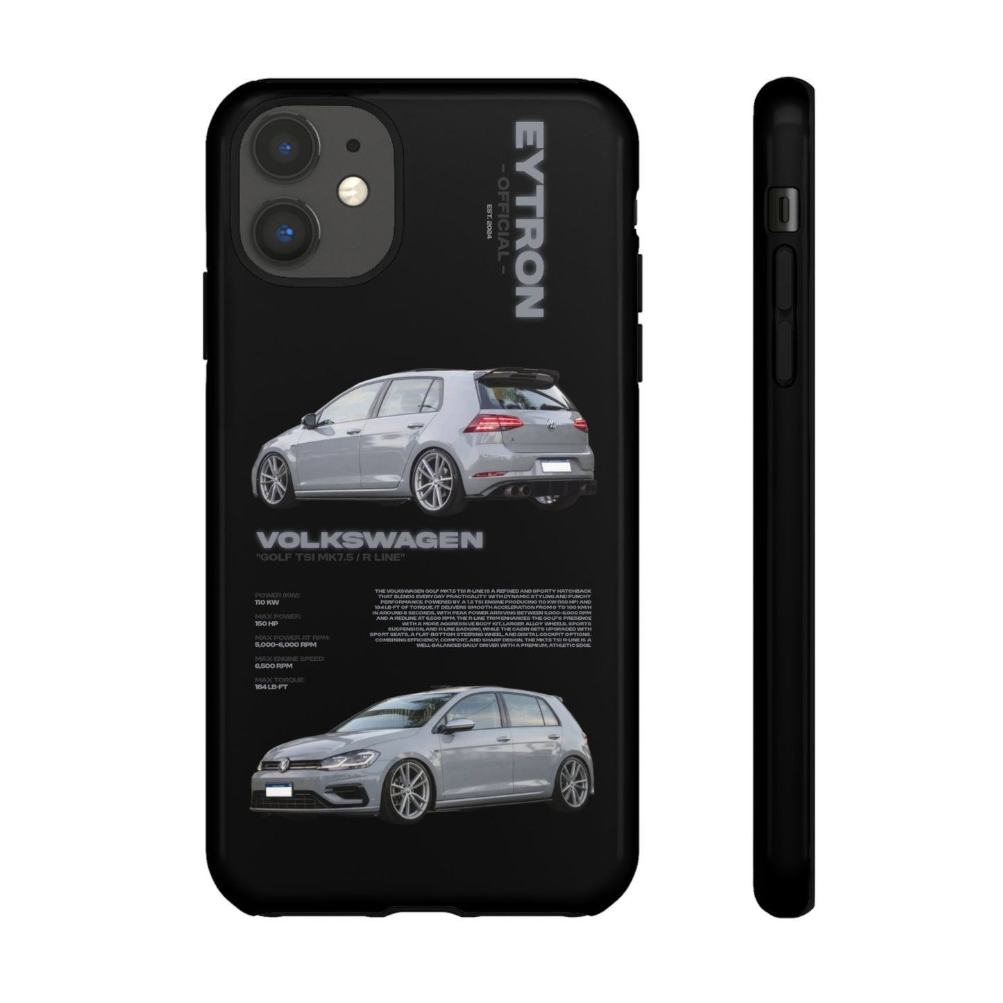"Golf TSI MK7.5 / R Line" Sturdy Case