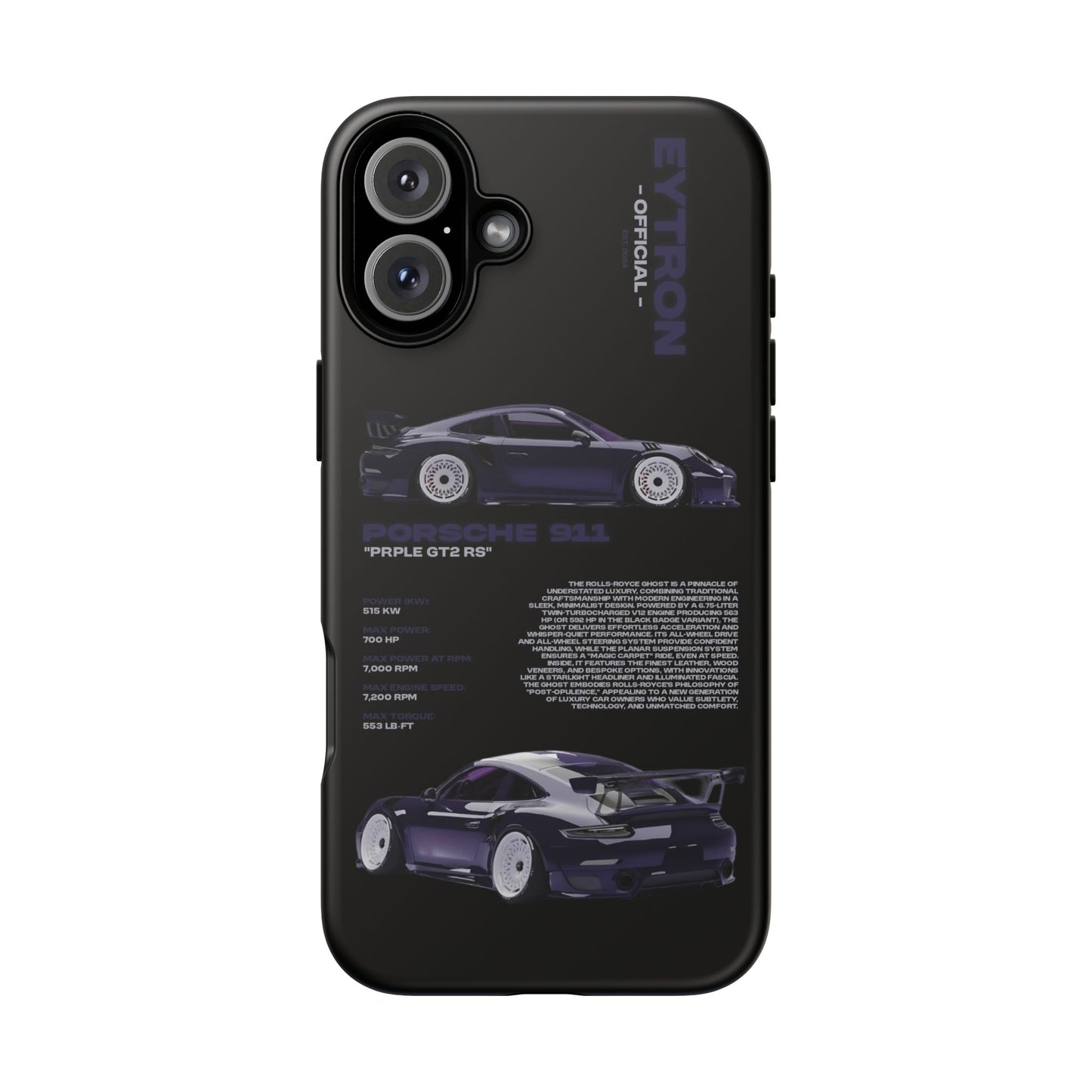 "PRPLE GT2 RS" Sturdy Case
