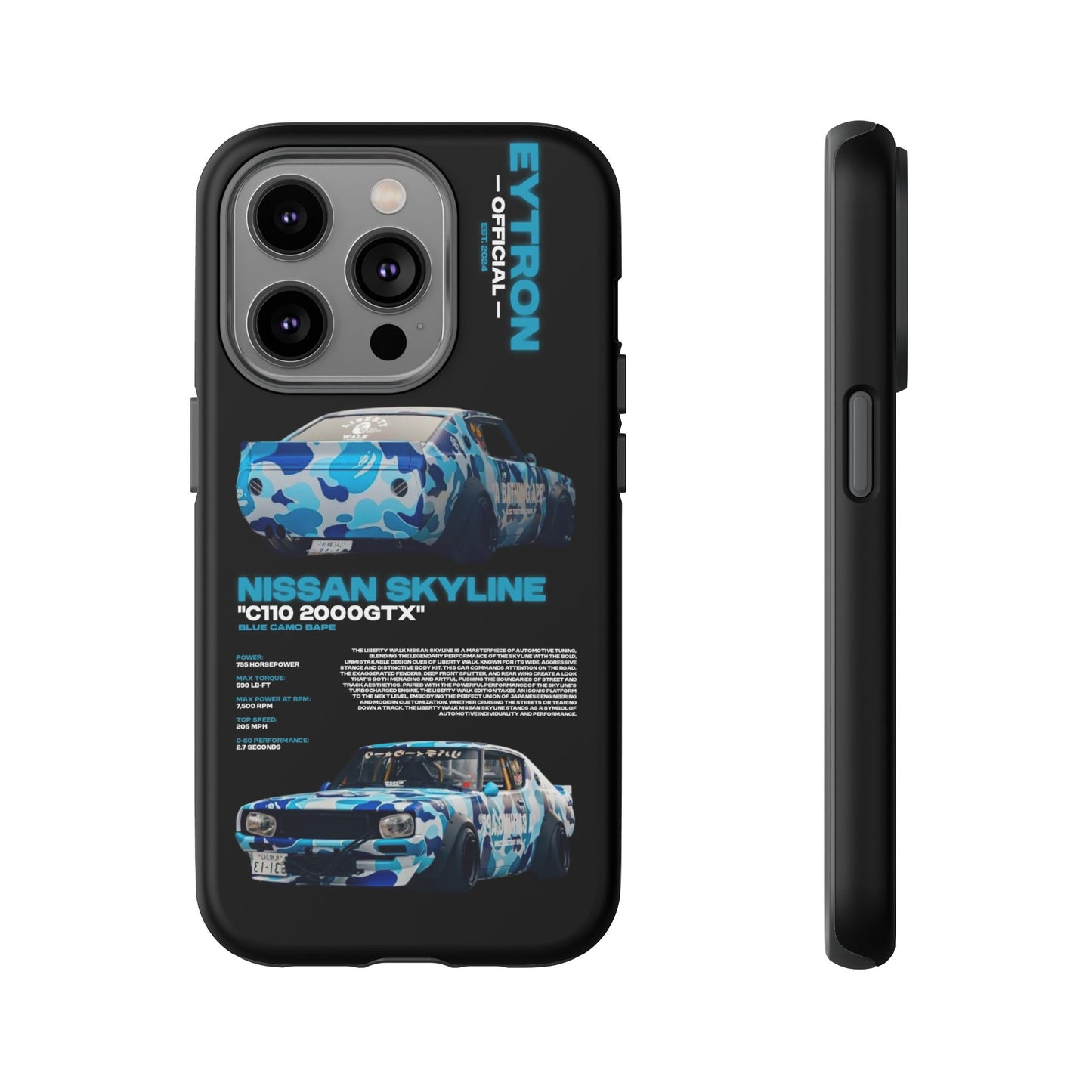 "Blue Camo Bape" Sturdy Case