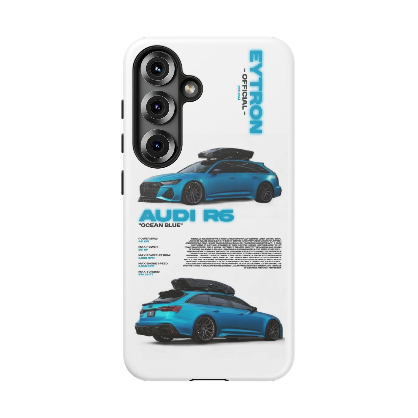 "Ocean Blue R6" Sturdy Case