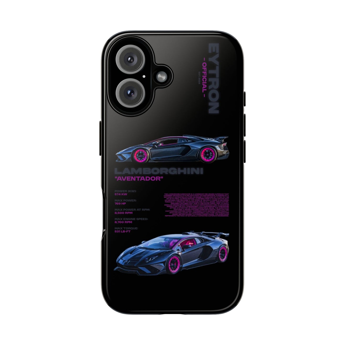 "Strad's Lambo" Sturdy Case