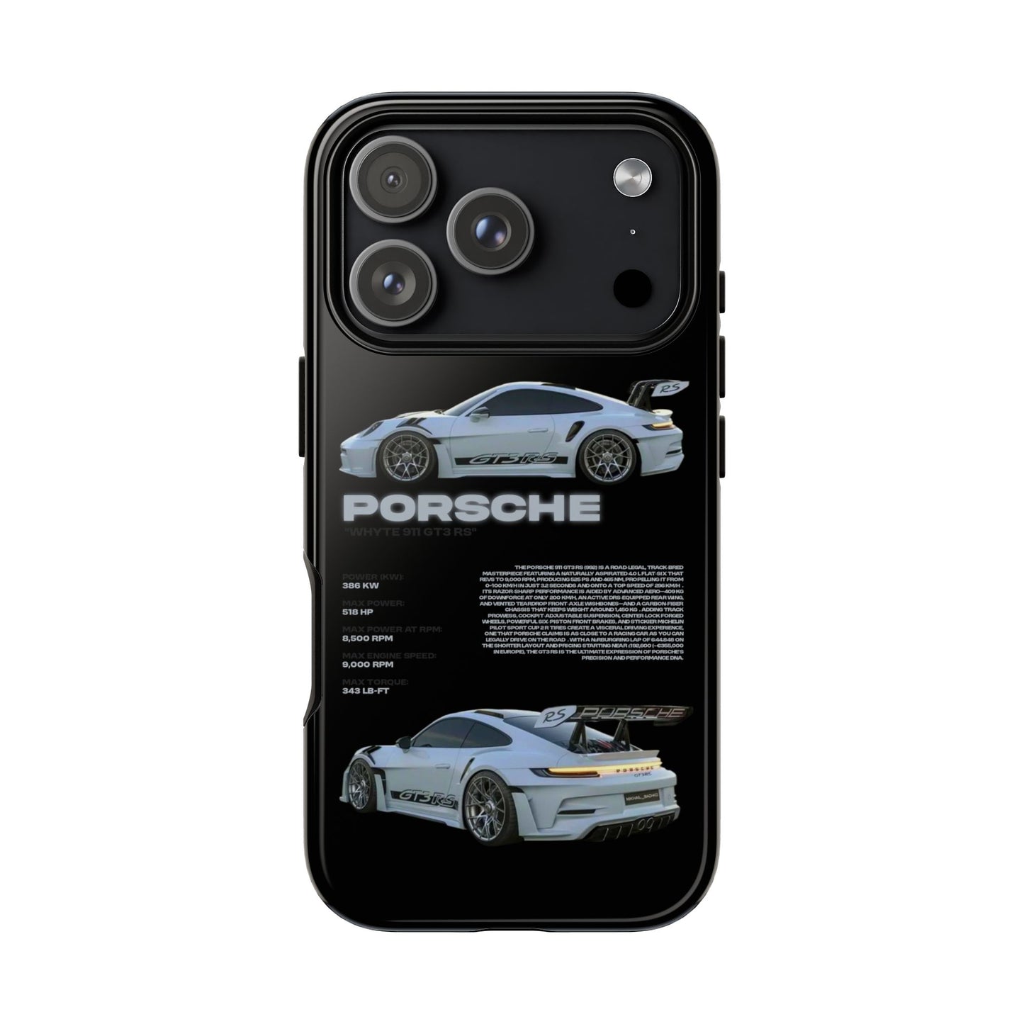 "Whyte 911 GT3 RS" Sturdy Case