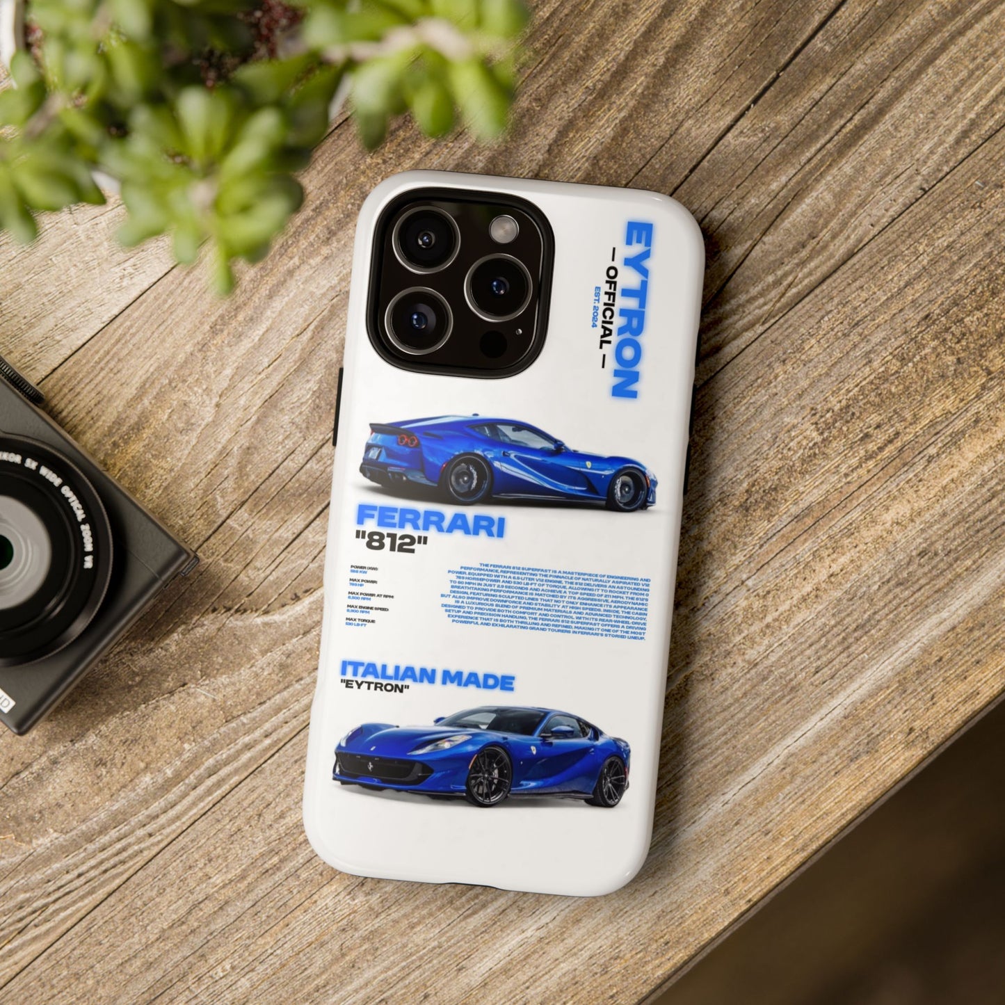 "Blue Thunder" Sturdy Case