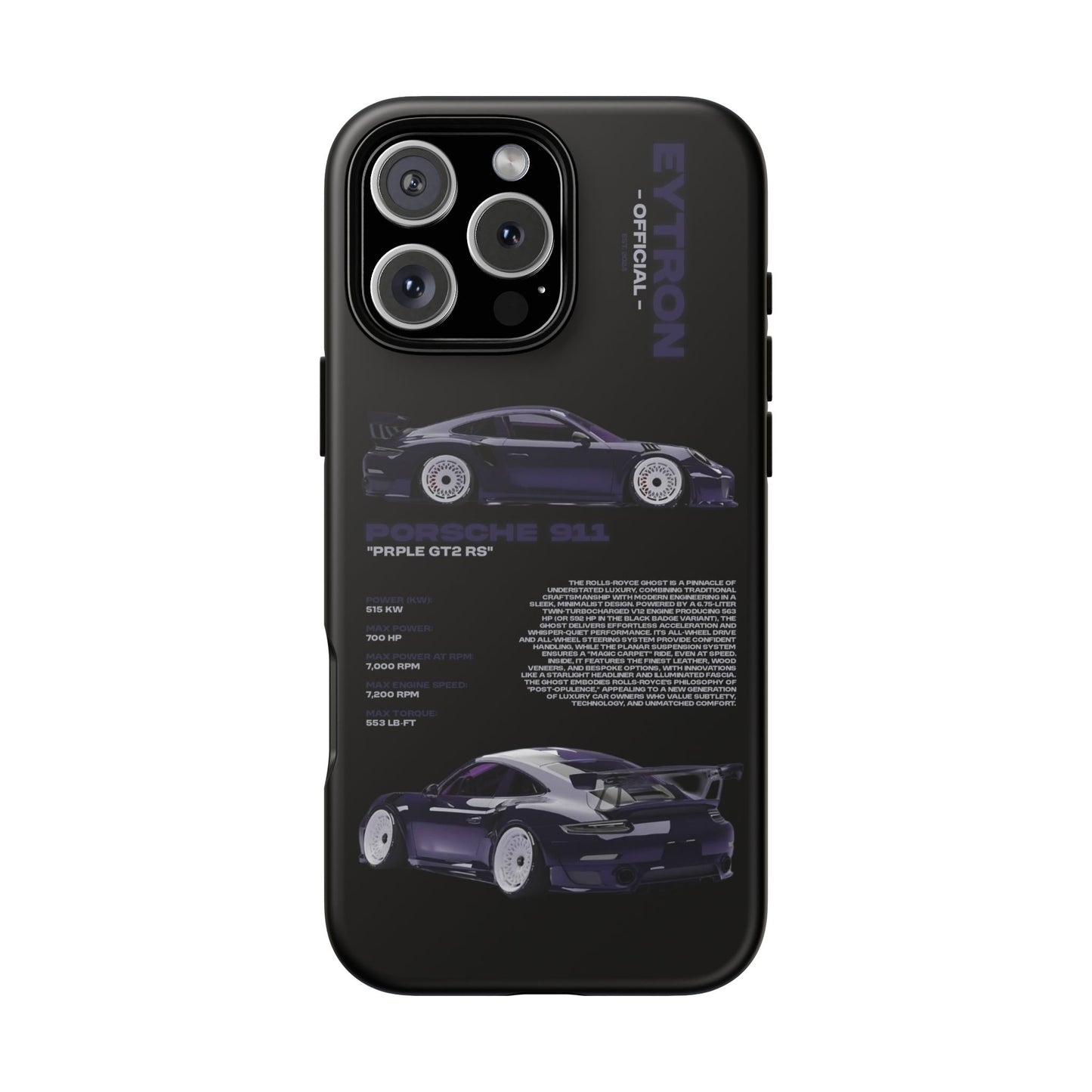 "PRPLE GT2 RS" Sturdy Case
