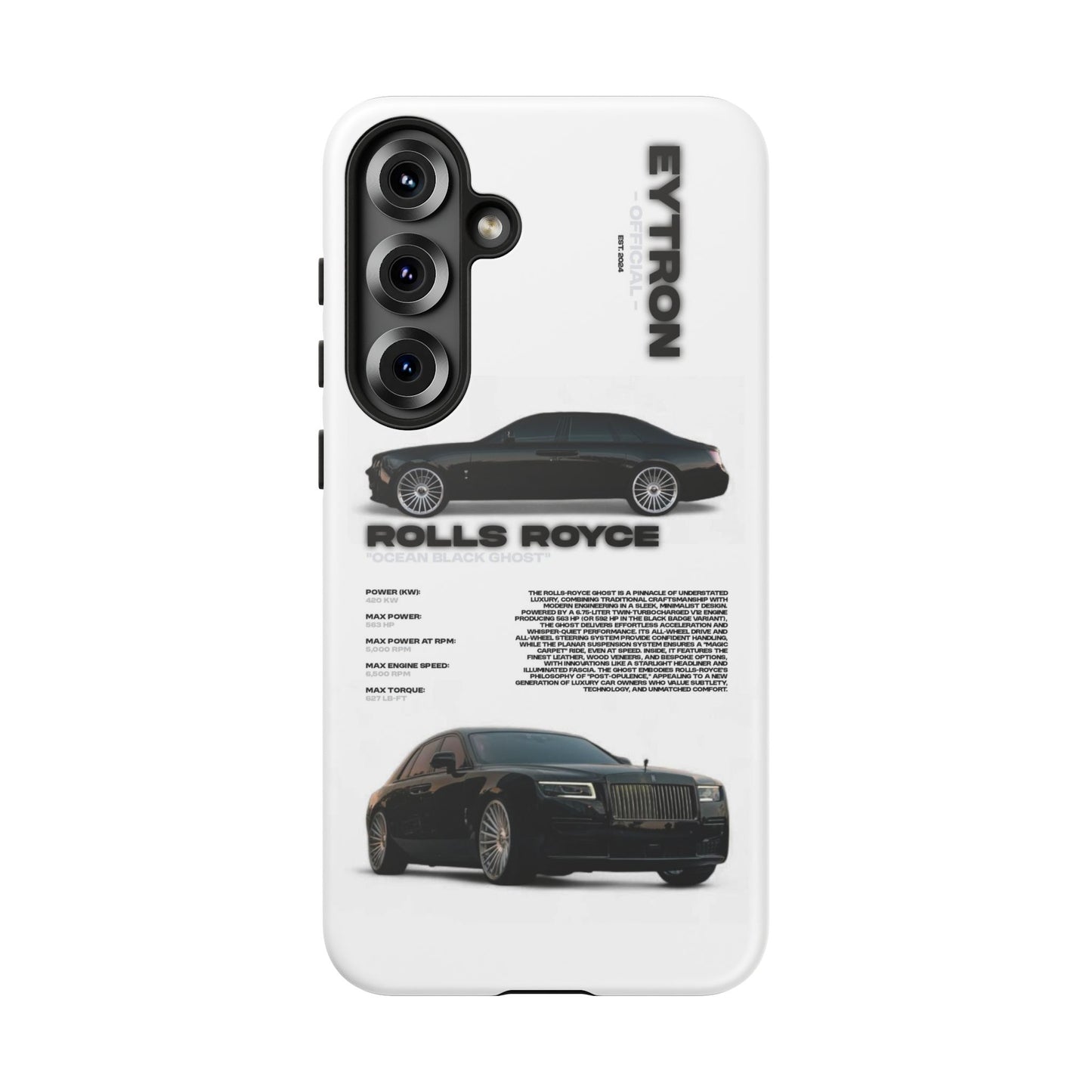 "Ocean Black Ghost" Sturdy Case