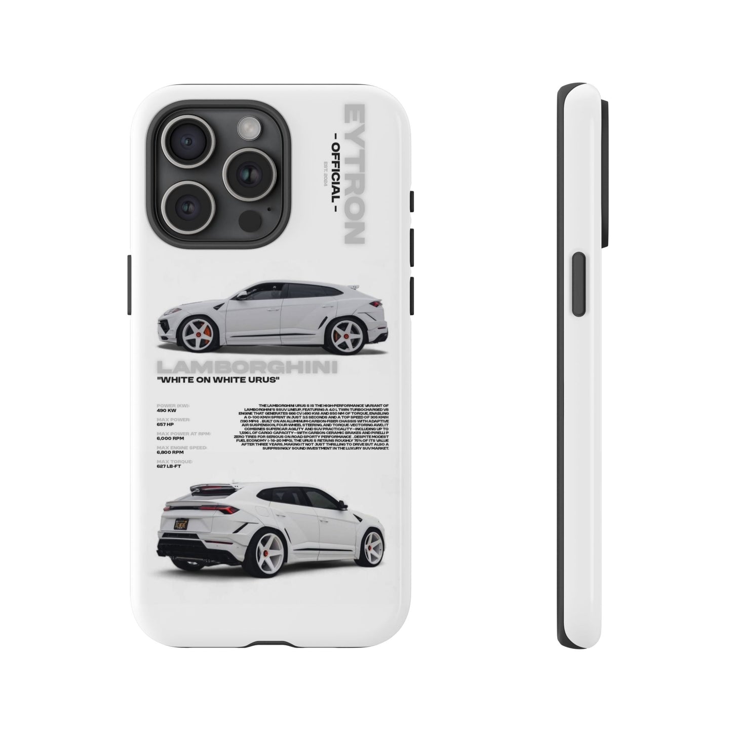 "White On White Urus" Sturdy Case