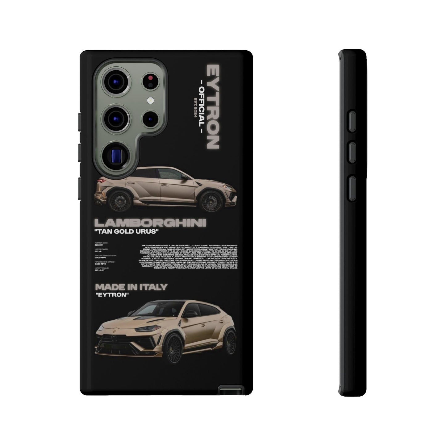"Tan Gold Urus" Sturdy Case