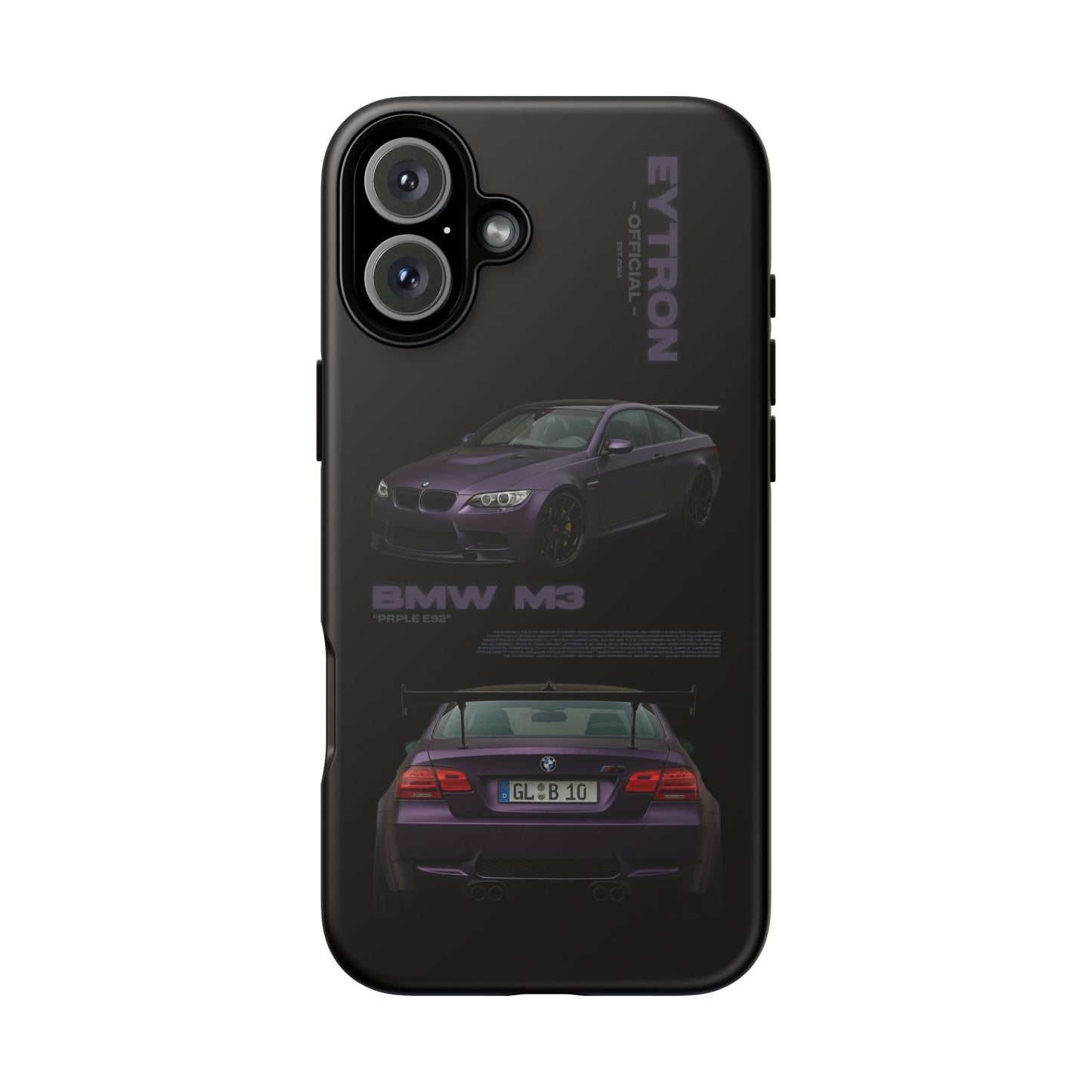 "PRPLE E92" Sturdy Case