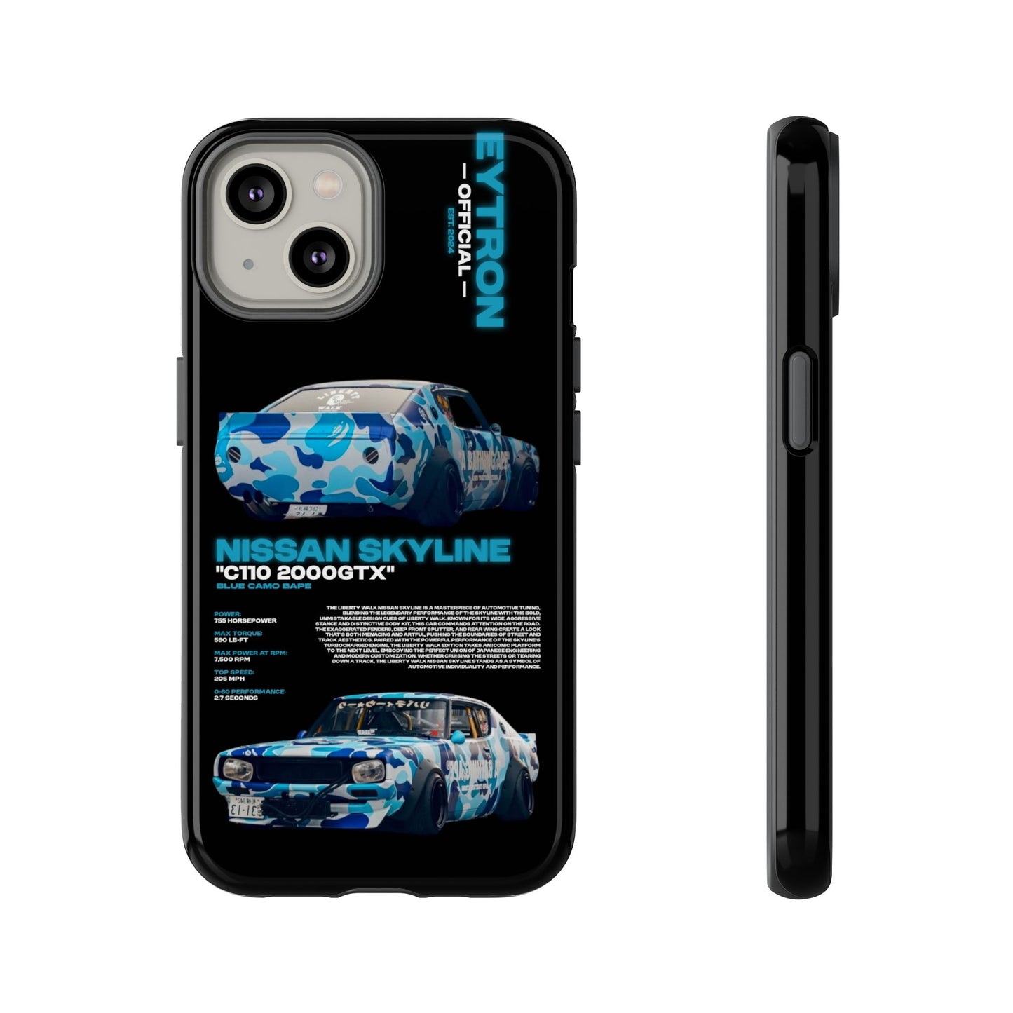 "Blue Camo Bape" Sturdy Case