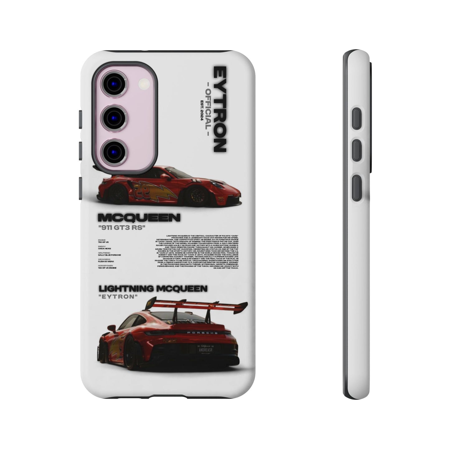 "McQueen" White Tough Case