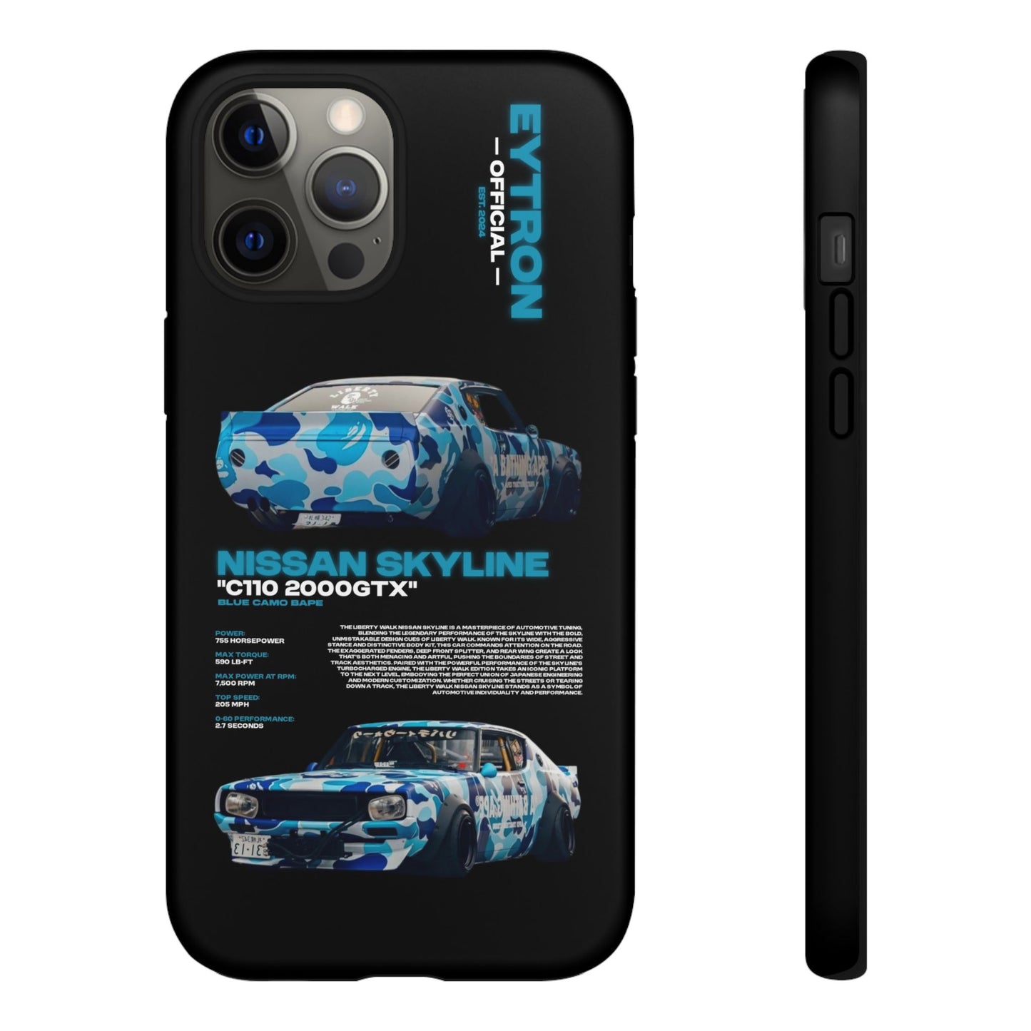 "Blue Camo Bape" Sturdy Case