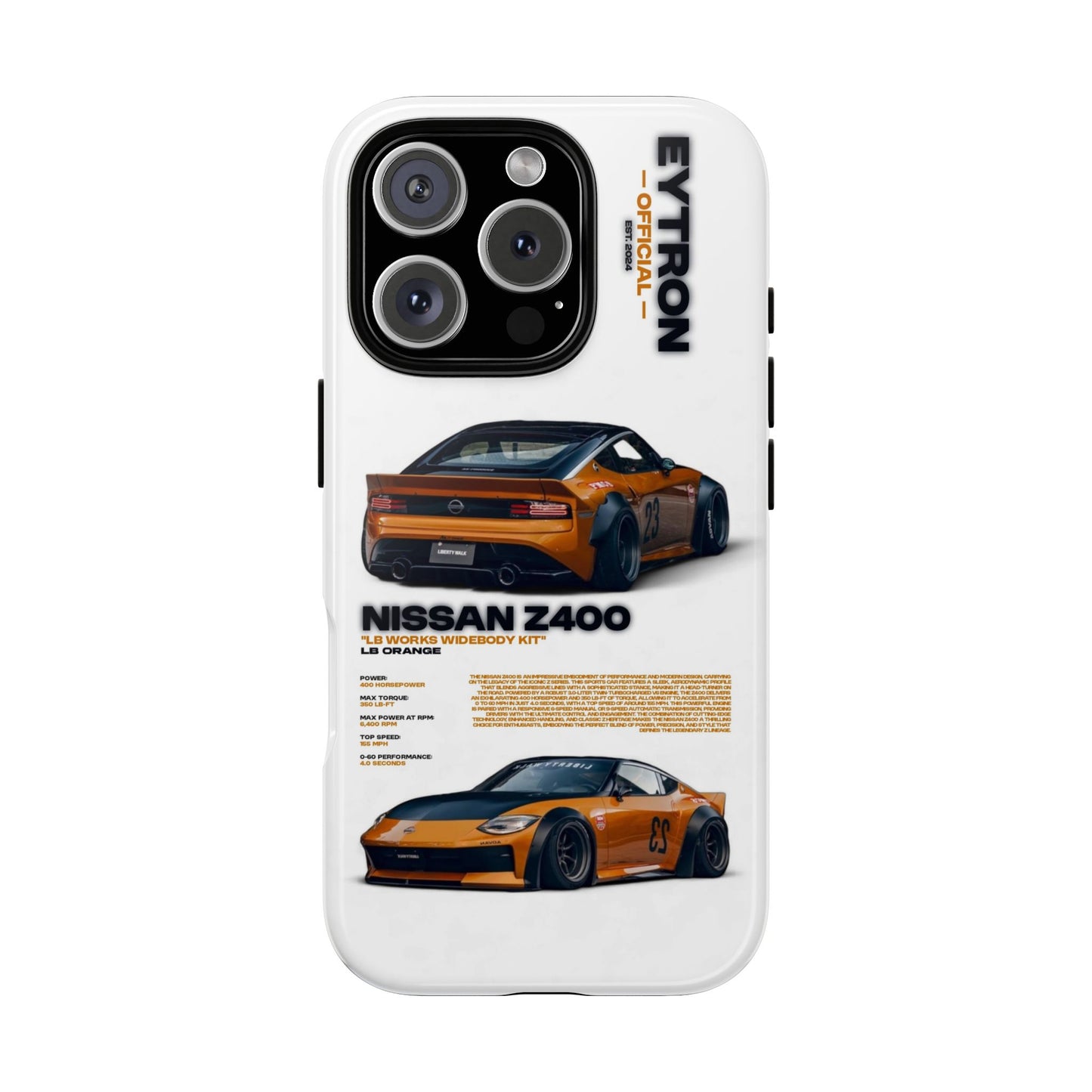 "LB Orange" Sturdy Case