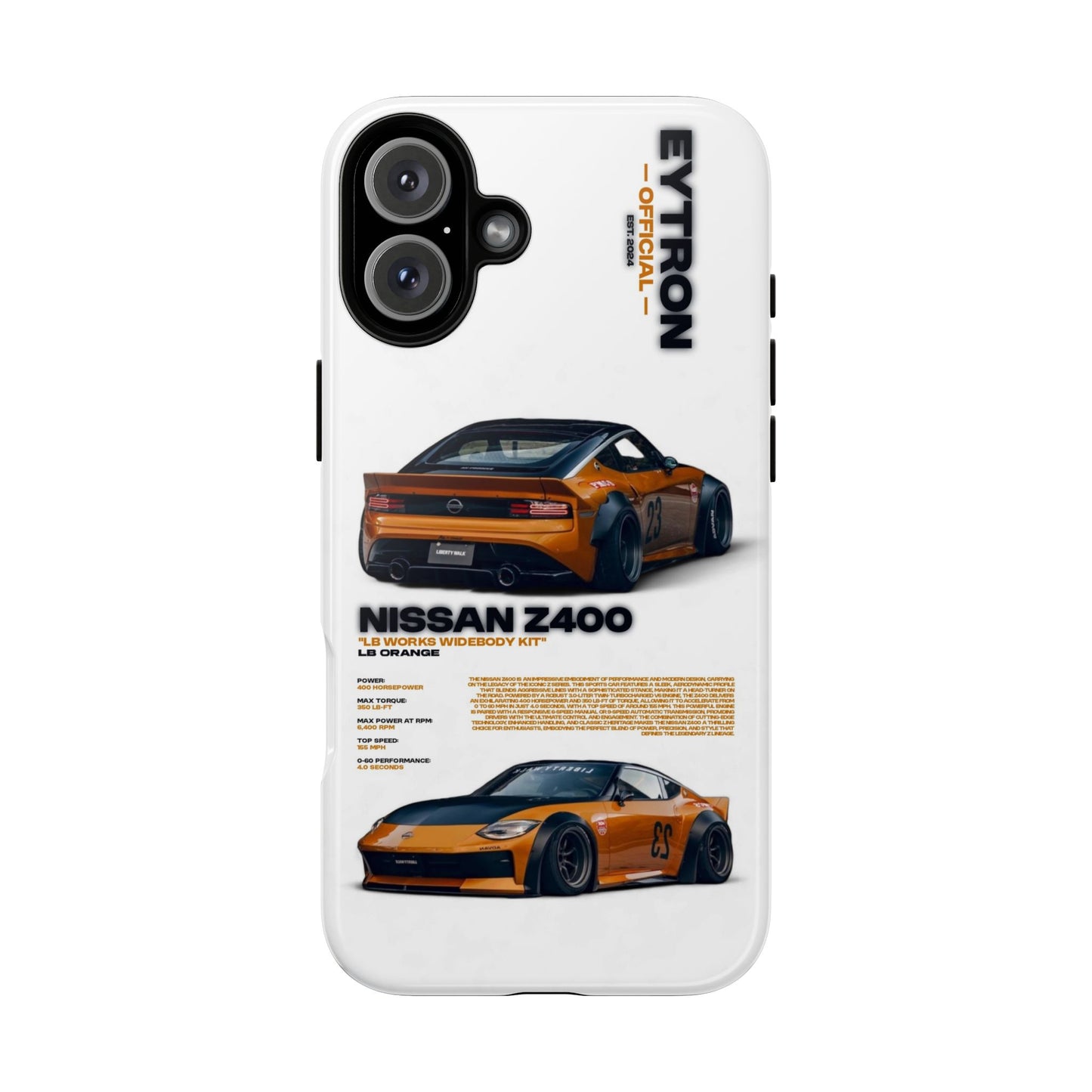"LB Orange" Sturdy Case