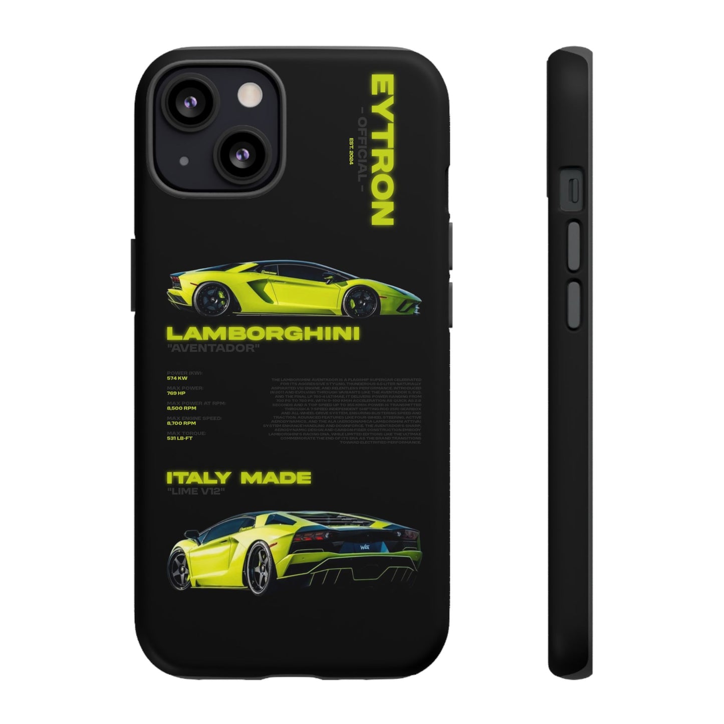 "Lime Bull" Sturdy Case