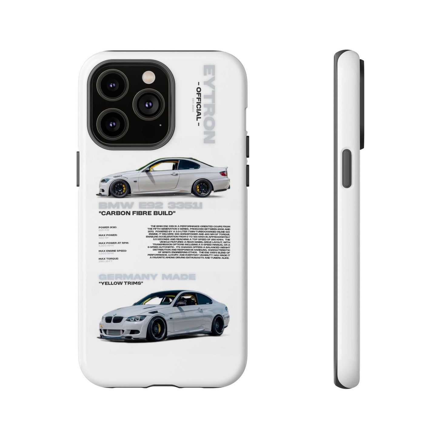 "Carbon E92" Sturdy Case