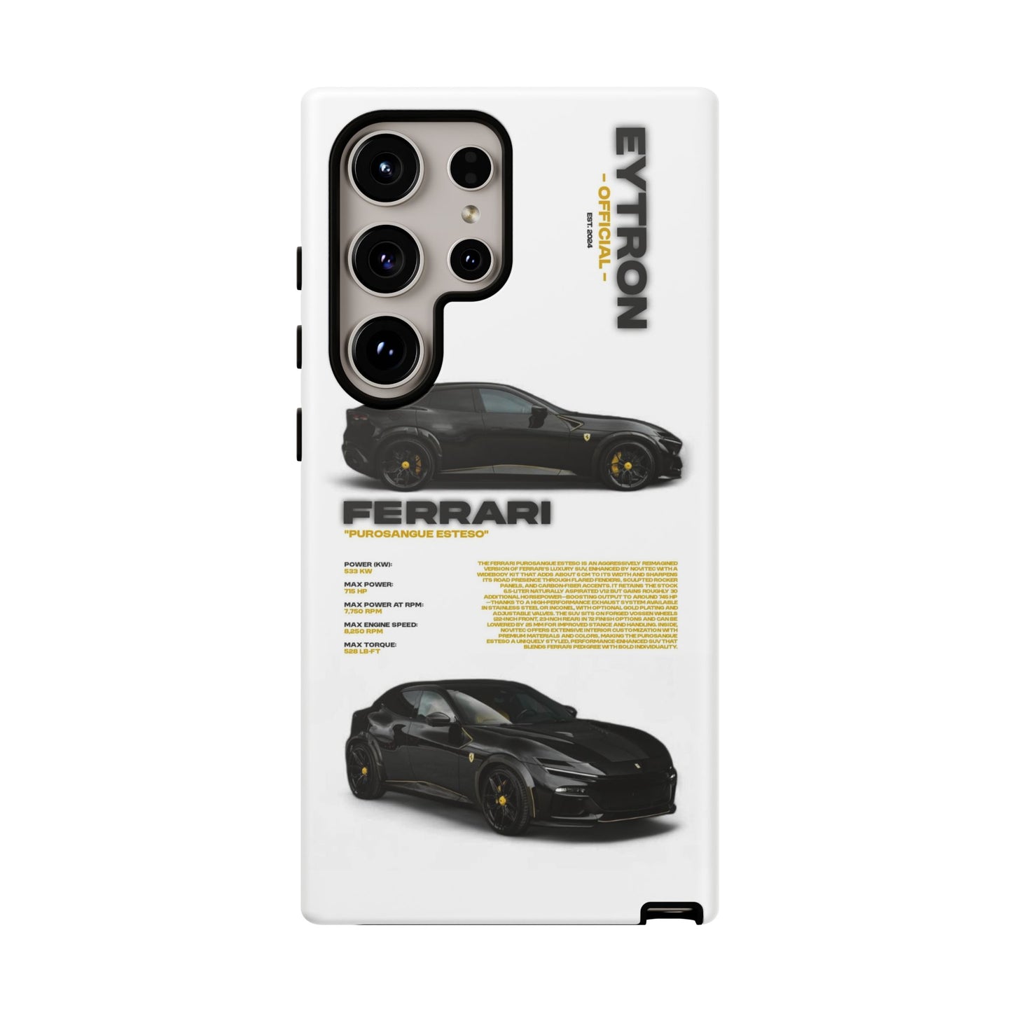 "Purosangue Esteso" Sturdy Case