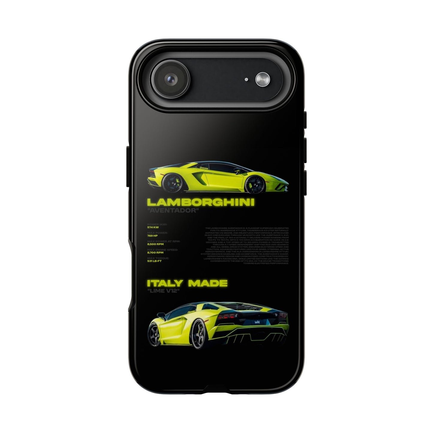 "Lime Bull" Sturdy Case