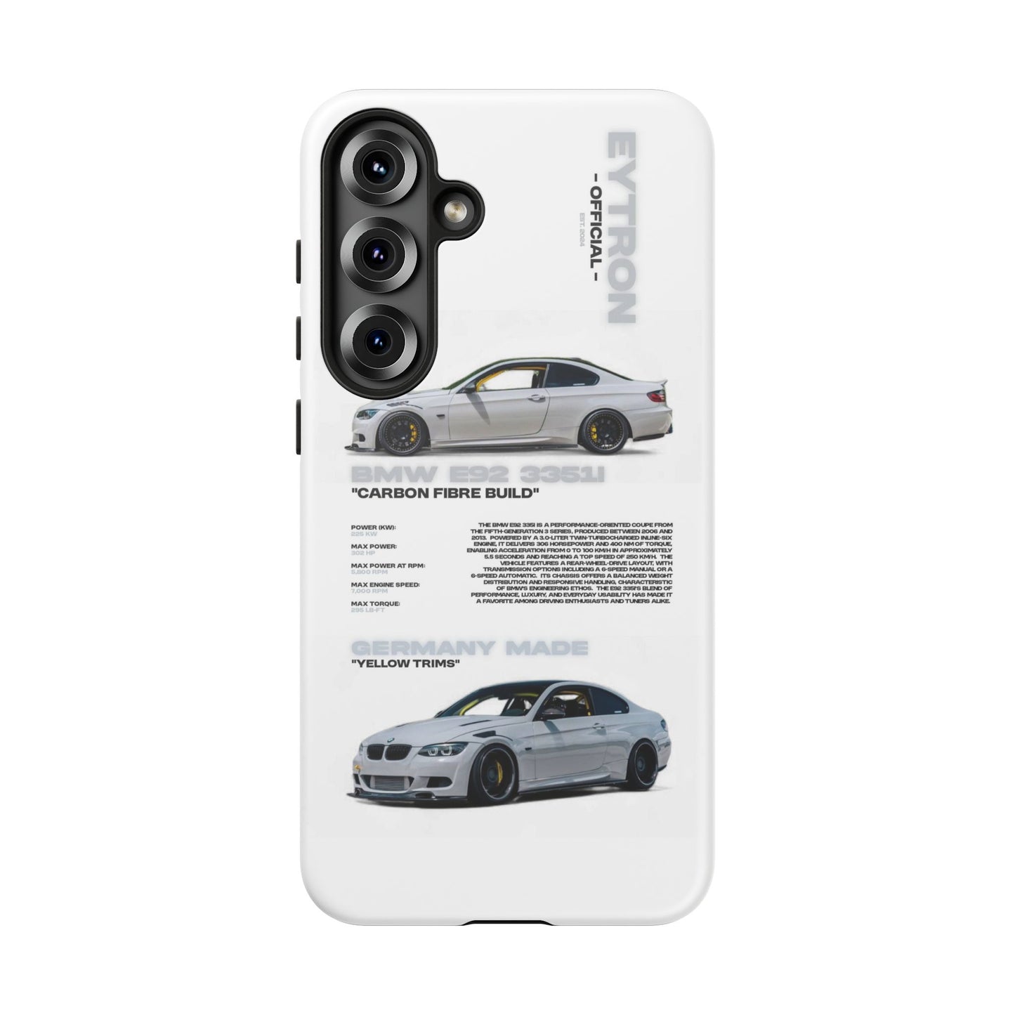 "Carbon E92" Sturdy Case