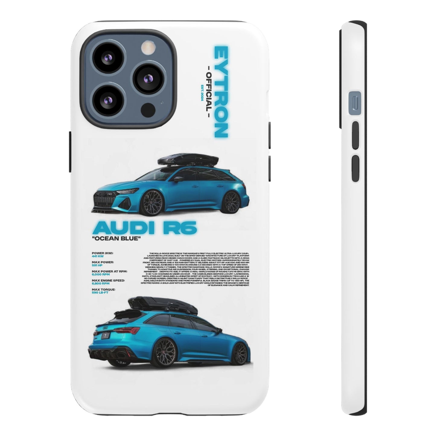 "Ocean Blue R6" Sturdy Case