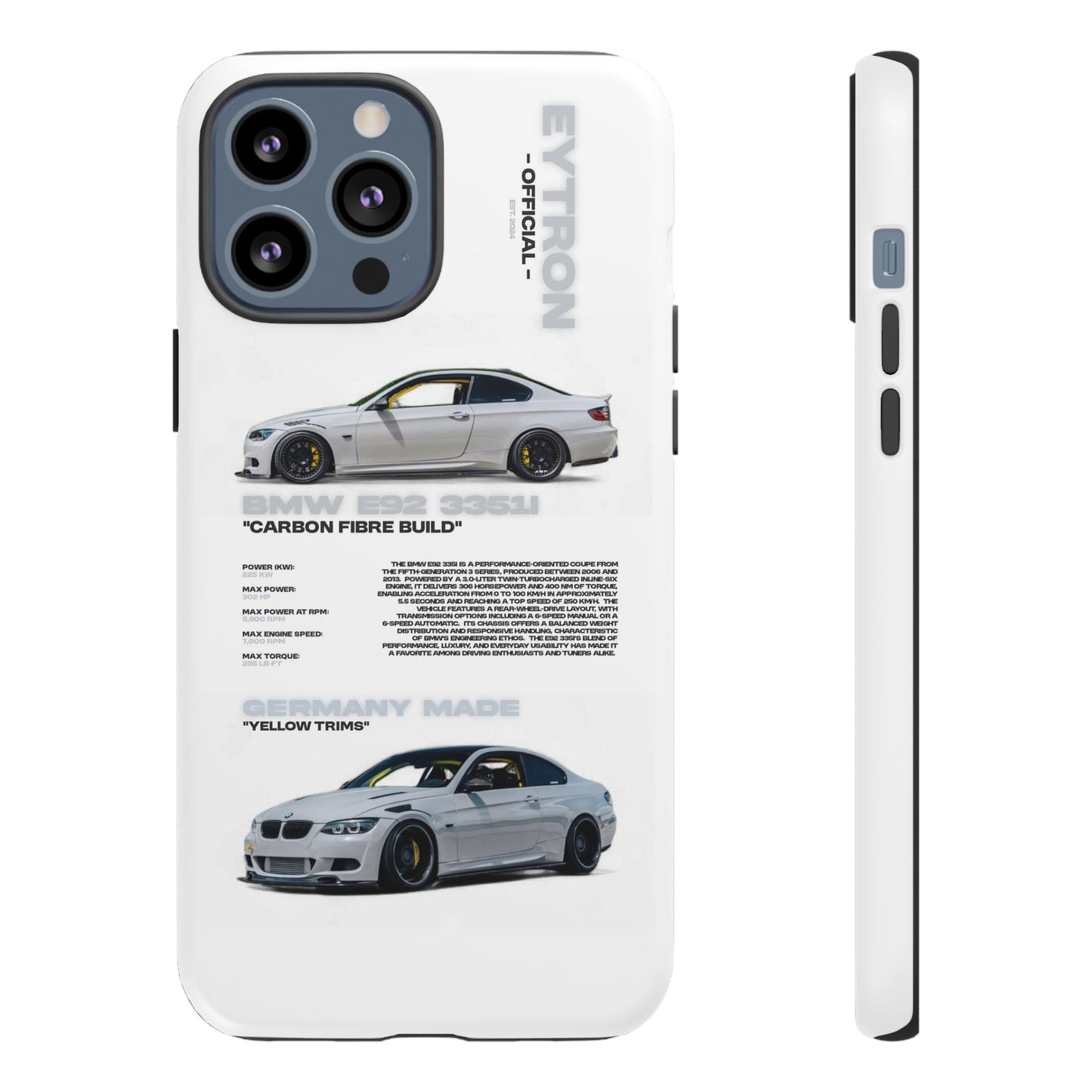 "Carbon E92" Sturdy Case