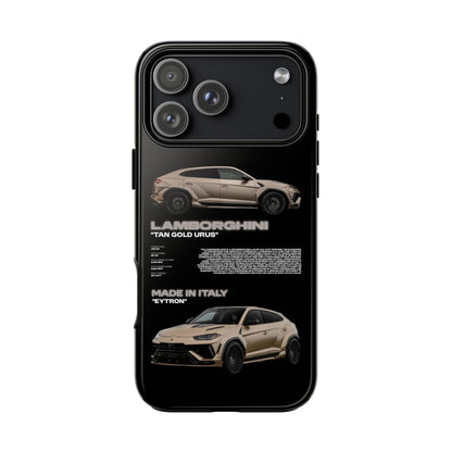 "Tan Gold Urus" Sturdy Case