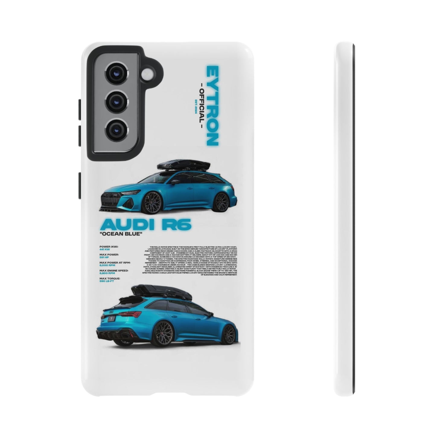 "Ocean Blue R6" Sturdy Case