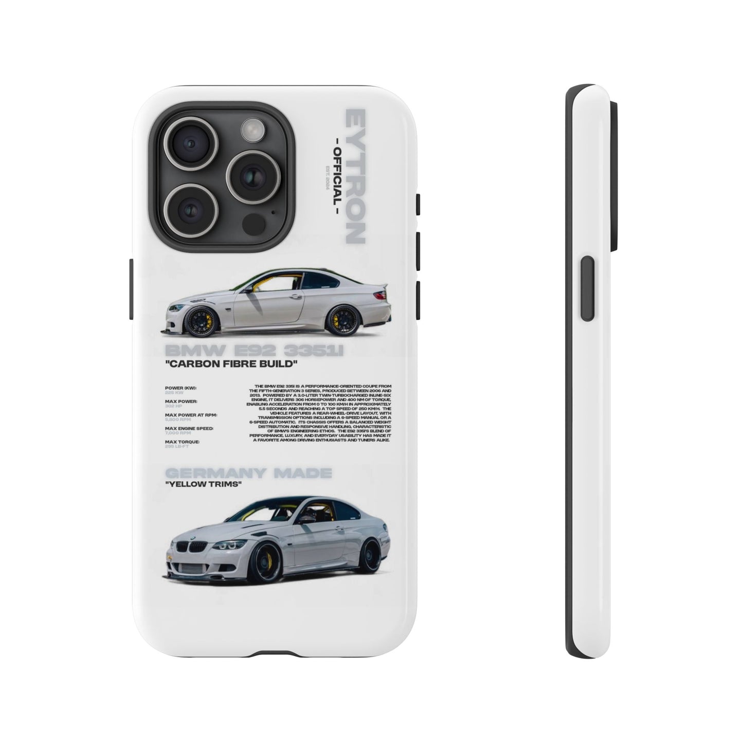 "Carbon E92" Sturdy Case