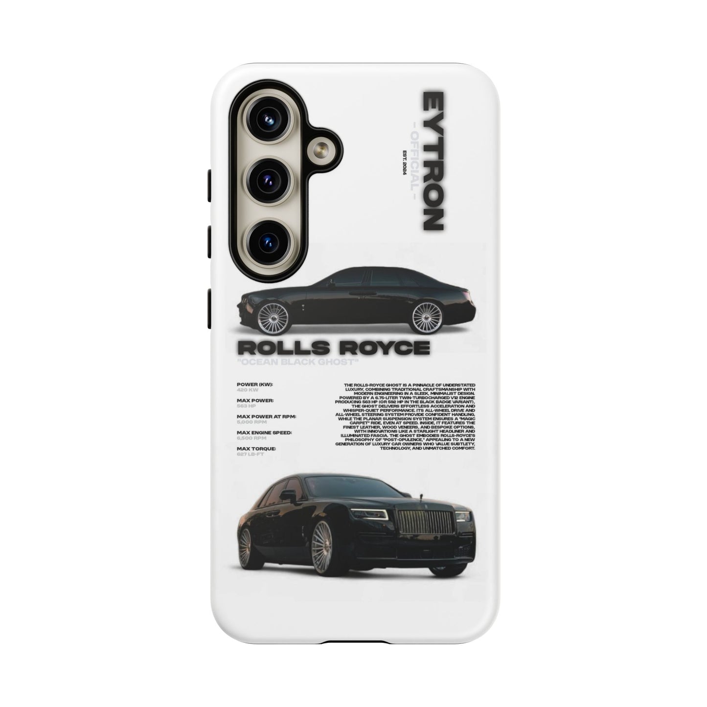 "Ocean Black Ghost" Sturdy Case