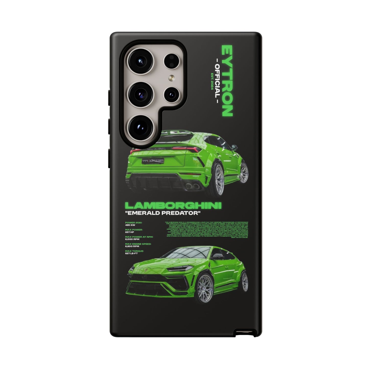 "Emerald Predator" Sturdy Case