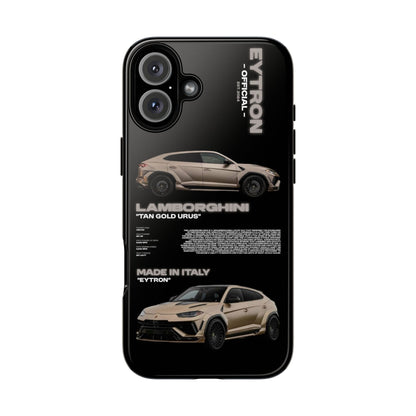 "Tan Gold Urus" Sturdy Case