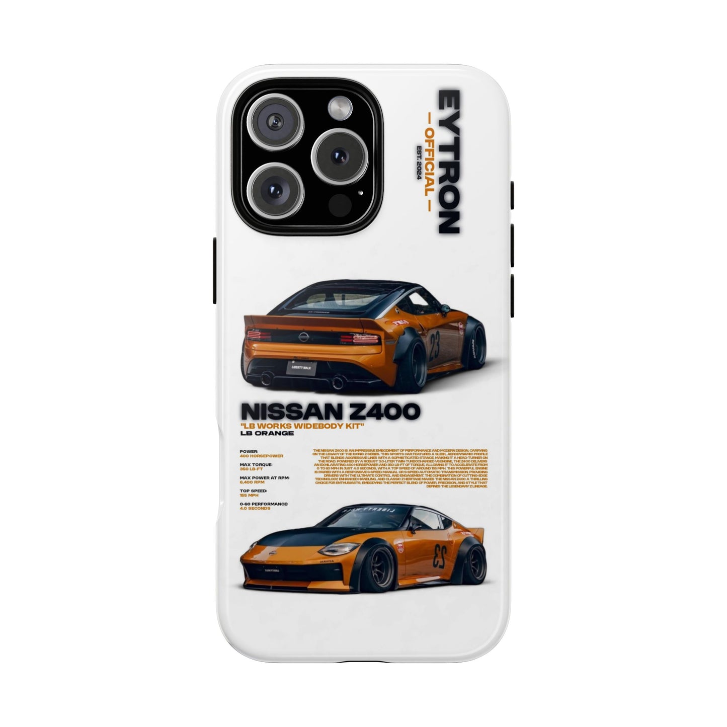 "LB Orange" Sturdy Case