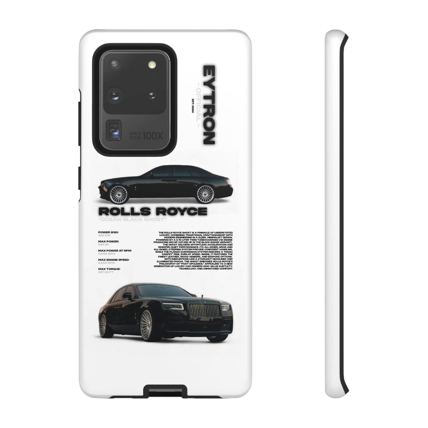 "Ocean Black Ghost" Sturdy Case