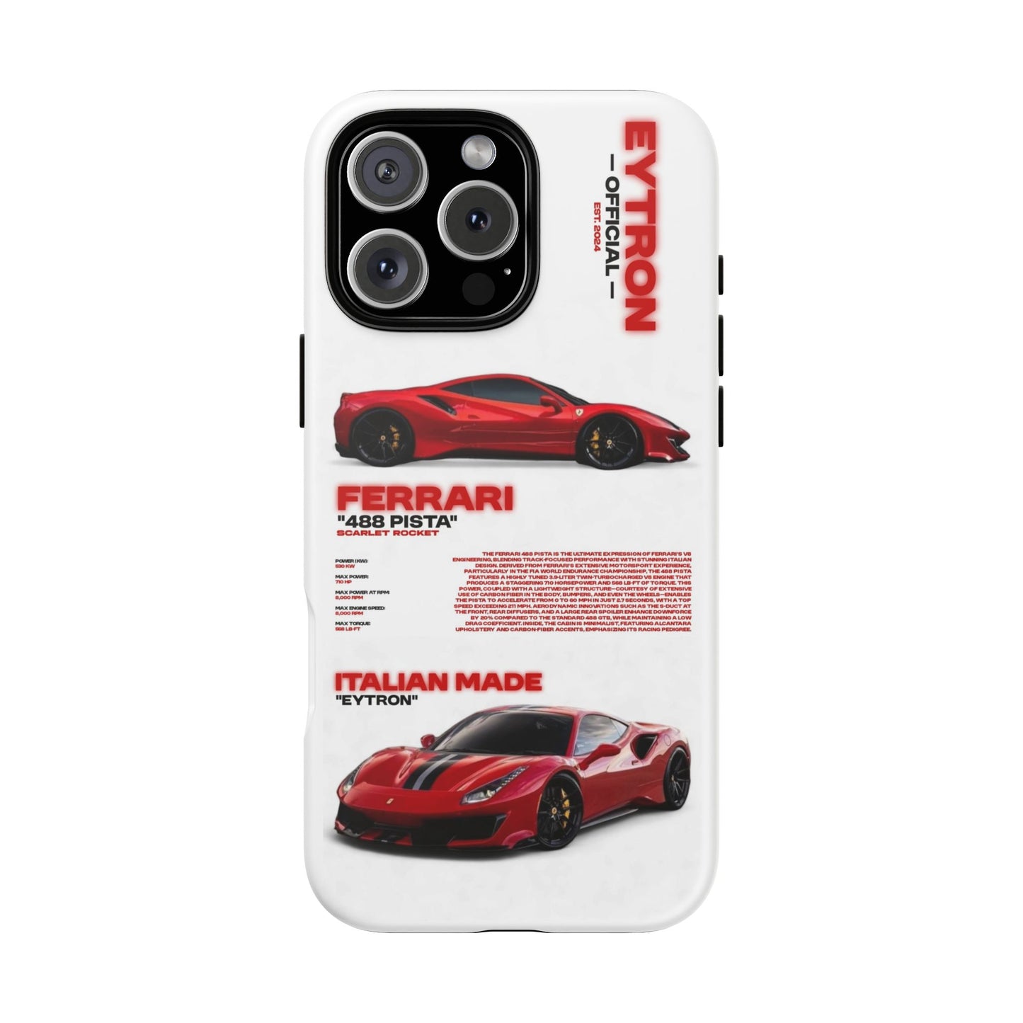 "Scarlet Rocket" Sturdy Case