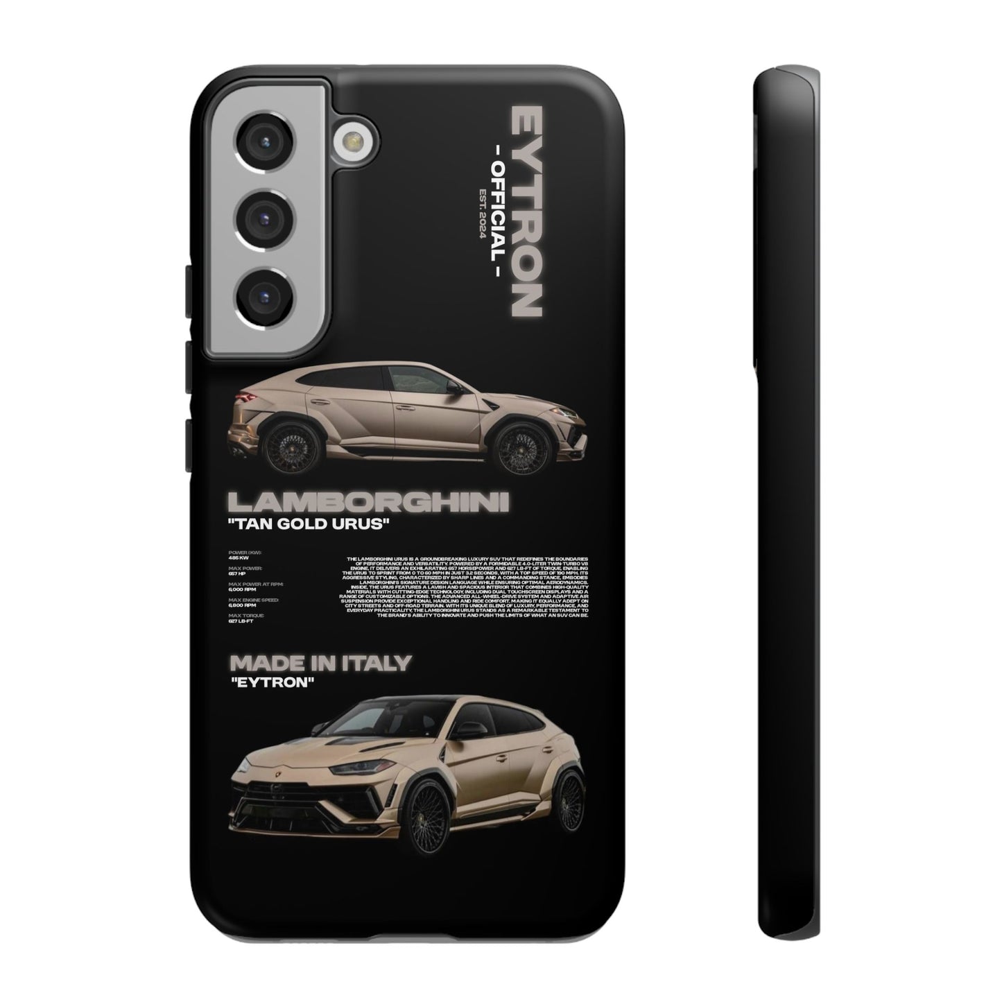 "Tan Gold Urus" Sturdy Case