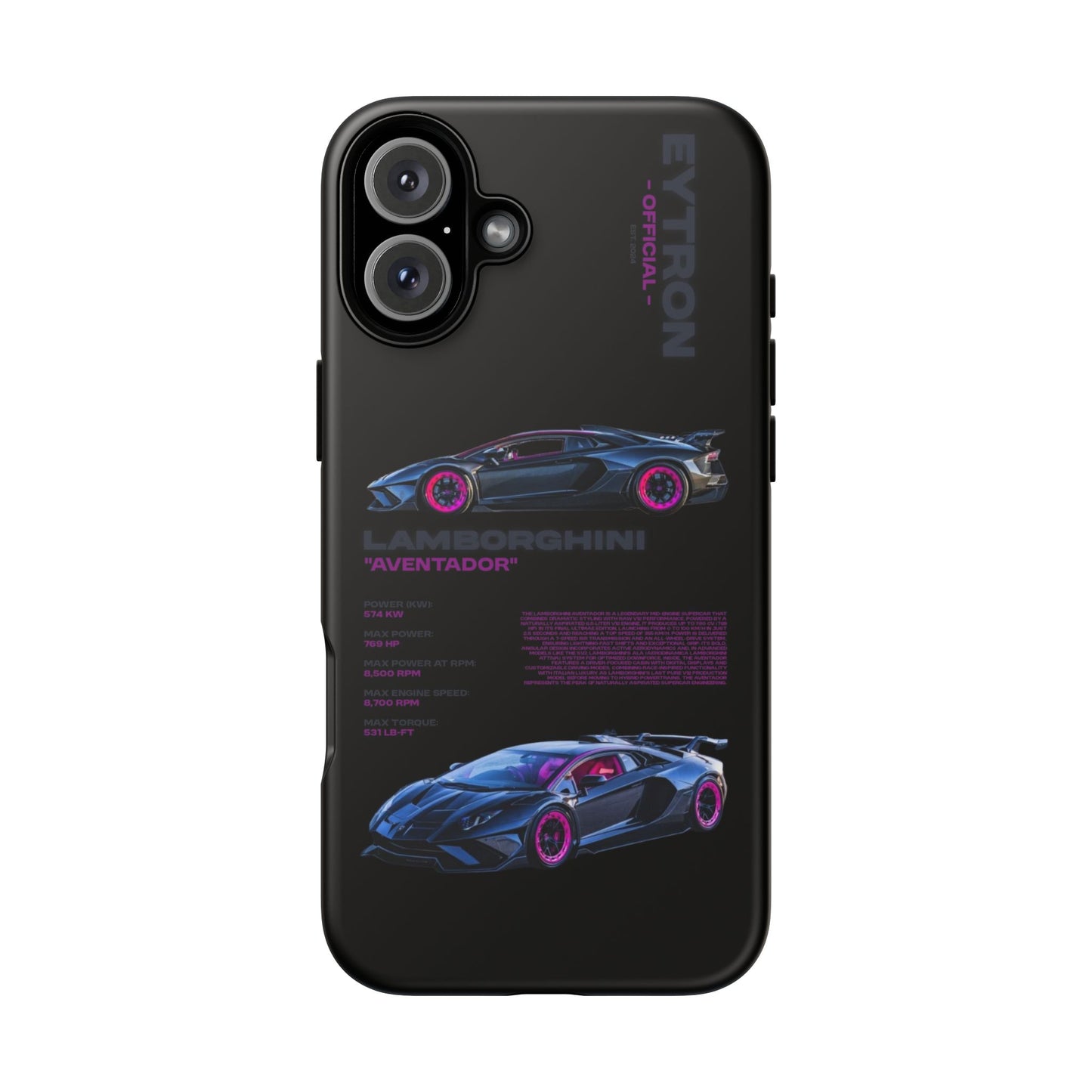 "Strad's Lambo" Sturdy Case