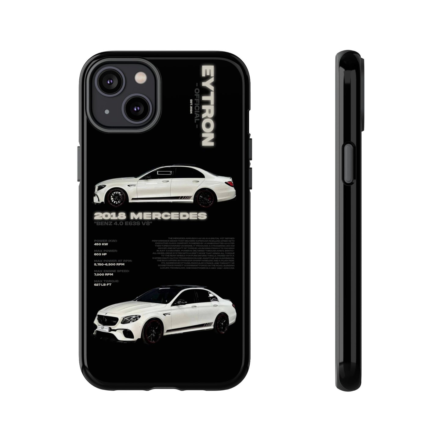 "Benz 4.0 E63S V8" Sturdy Case
