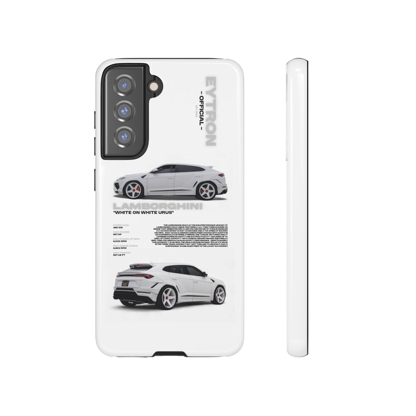 "White On White Urus" Sturdy Case