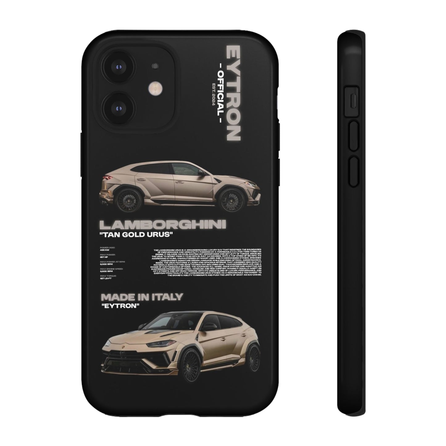 "Tan Gold Urus" Sturdy Case