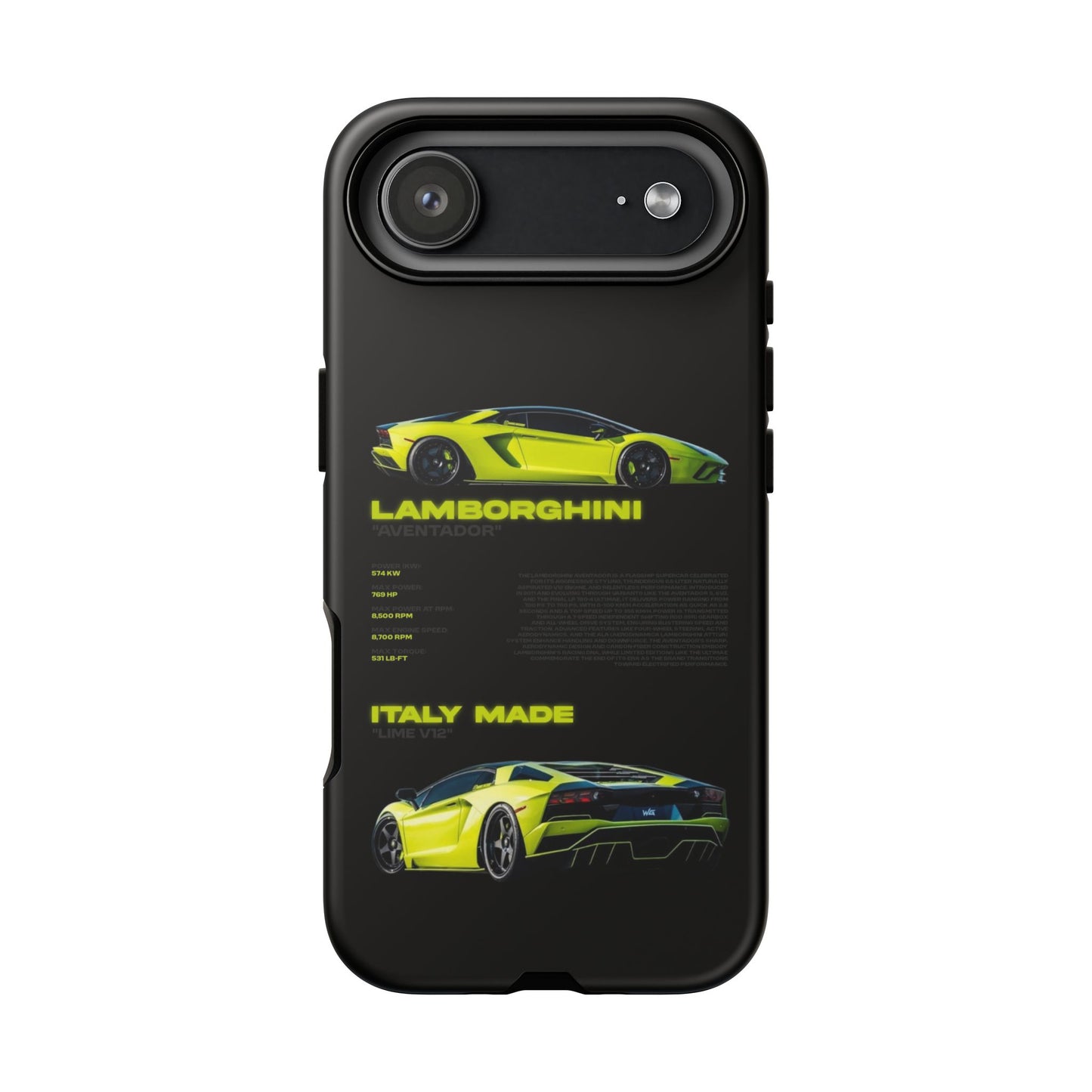 "Lime Bull" Sturdy Case