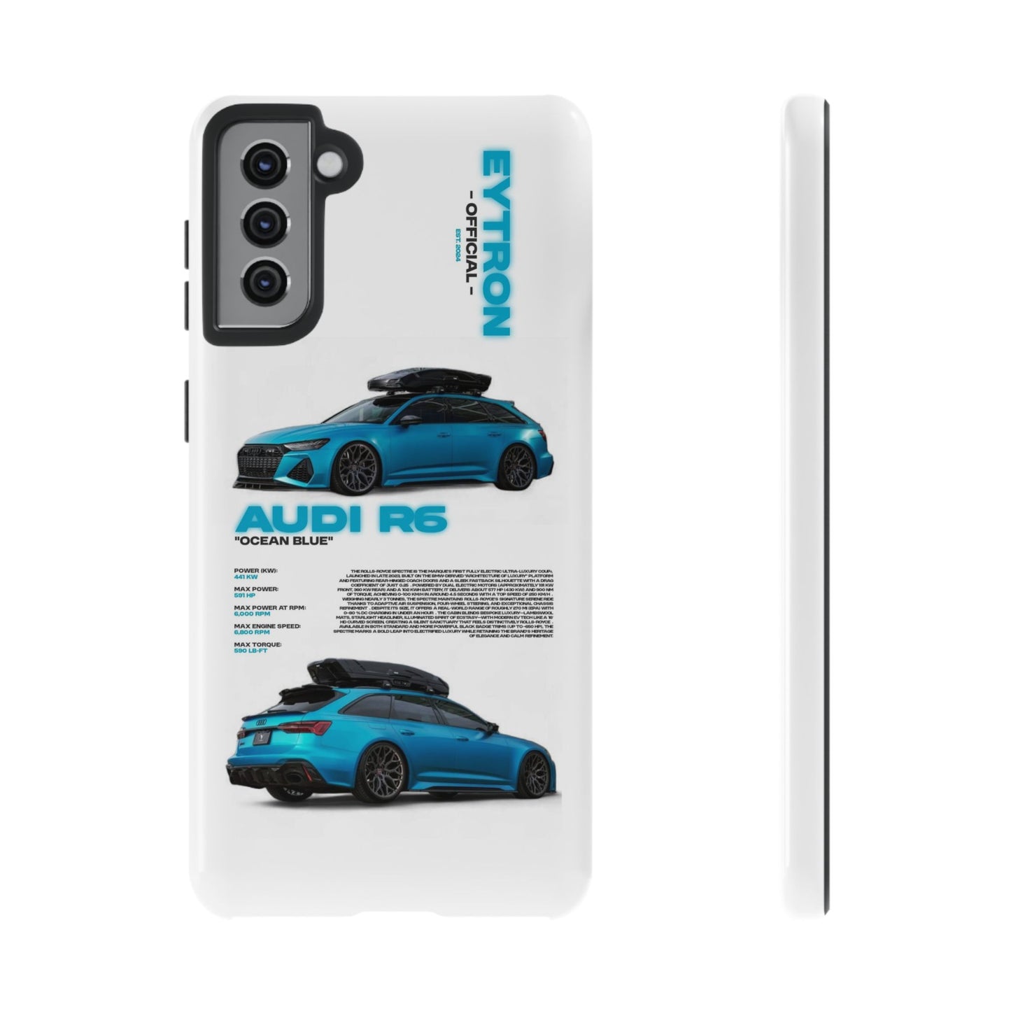 "Ocean Blue R6" Sturdy Case