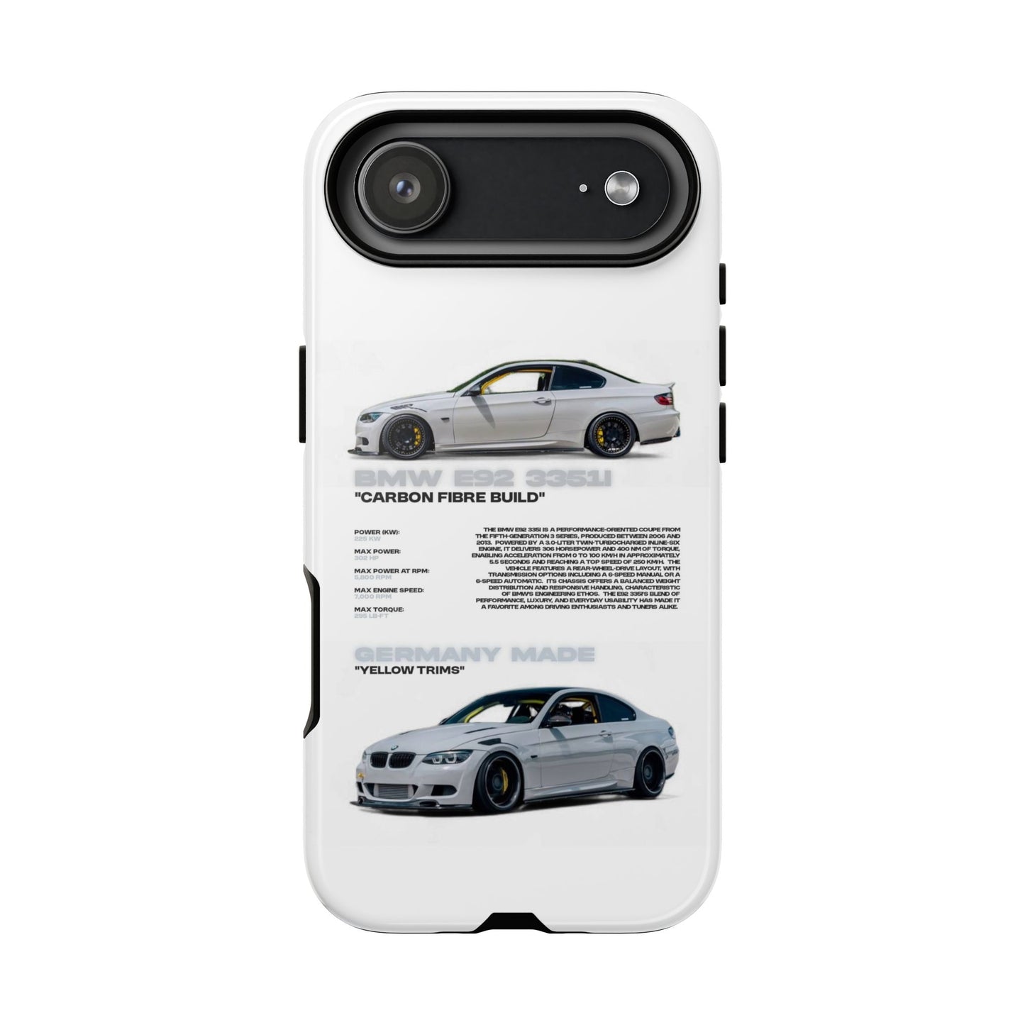 "Carbon E92" Sturdy Case