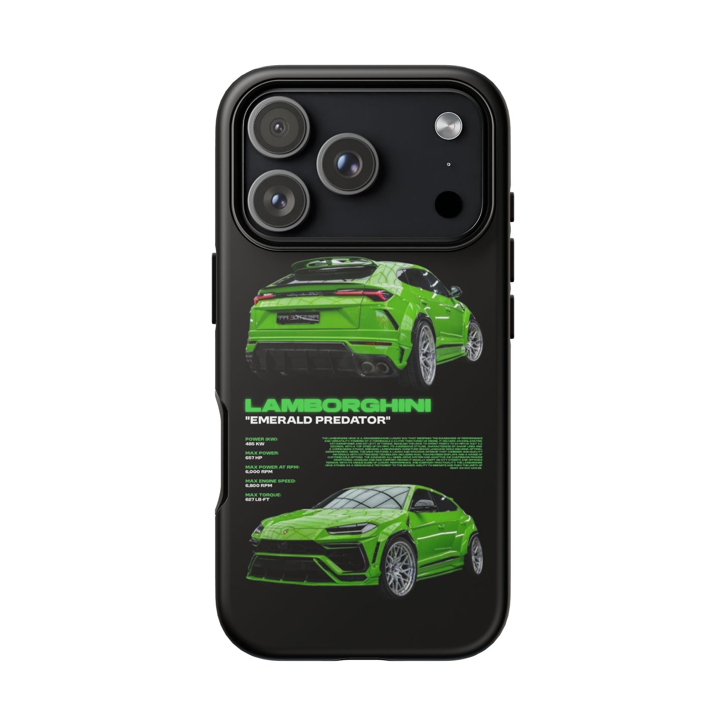 "Emerald Predator" Sturdy Case