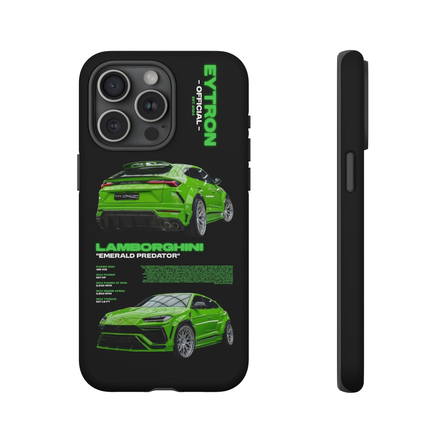 "Emerald Predator" Sturdy Case