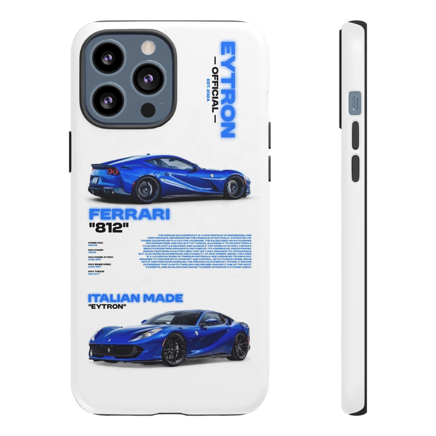 "Blue Thunder" Sturdy Case