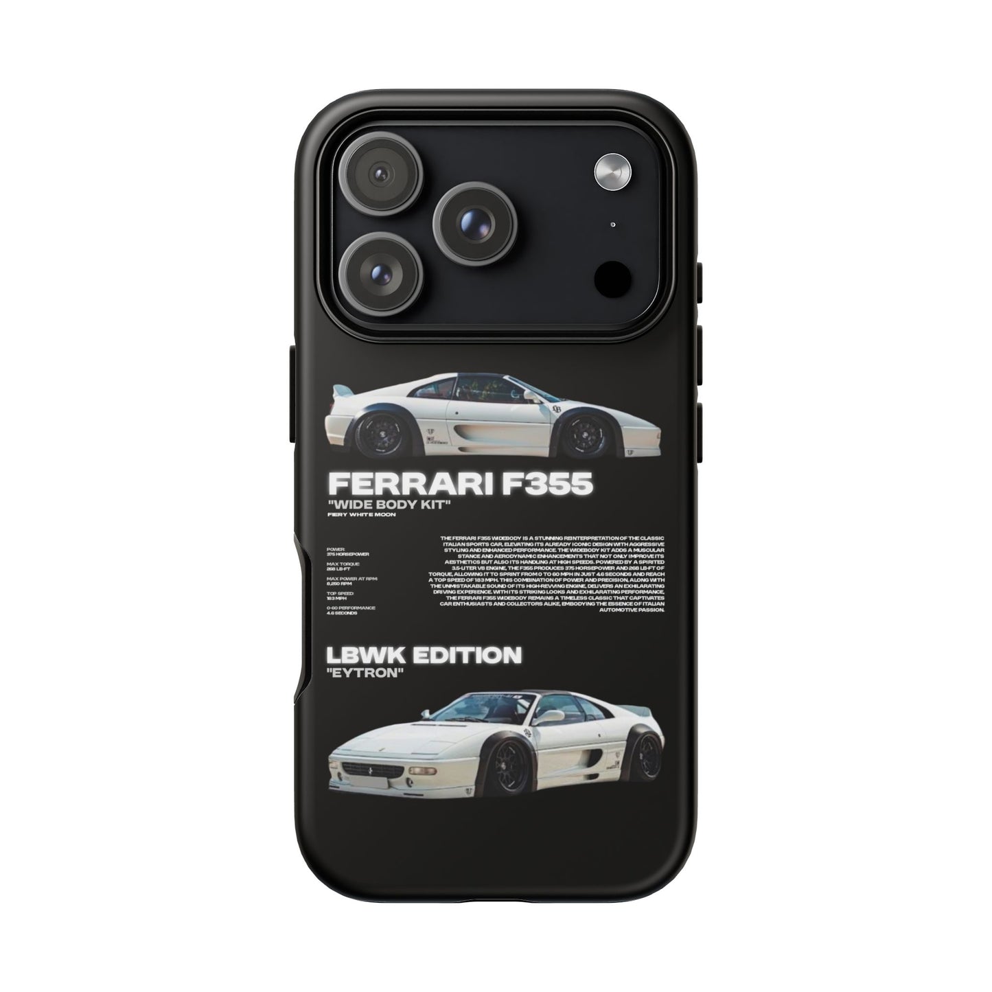 "Fiery White Moon" Sturdy Case