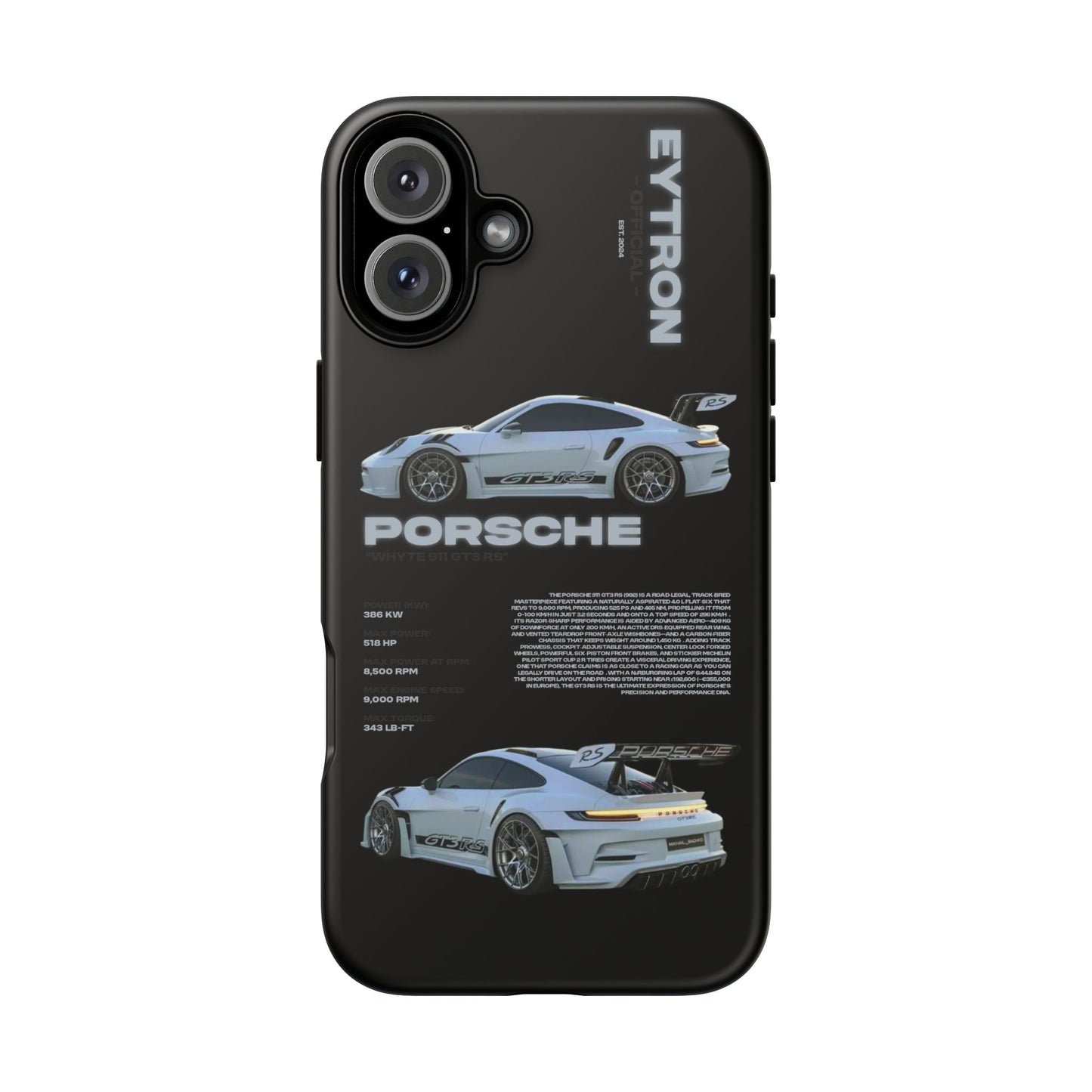 "Whyte 911 GT3 RS" Sturdy Case